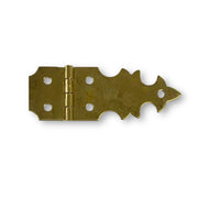 Brass Hinge no.1063 by Craftworkz. Comes complete with screws.