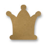 a blank MDF craftwood crown shape 10 x 10cm x 6mm MDF by Craftworkz.