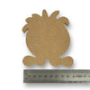 A blank MDF Craftwood Monster blank shape by Craftworkz.