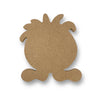 A blank MDF Craftwood Monster blank shape by Craftworkz.