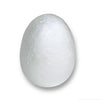 A white polystyrene egg shape by Craftworkz.