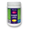 A white plastic jar of Craftworkz branded liquid rubber latex in a 1 litre size. Suitable for making flexible moulds from various materials such as glass, plaster, concrete, clay and ceramics.