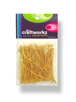 Craftworkz Eye Pin Gold x 144pc