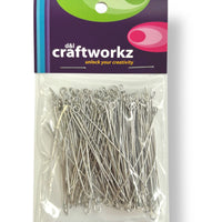 Craftworkz Eye Pins Silver x 144pc