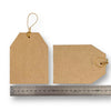 Craftworkz paper mache gift tags are available in 2 sizes and sold in packs of 12. This is the 90 x 120mm size. Comes plain, ready to be decorated.