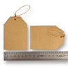 Craftworkz paper mache gift tags are available in 2 sizes and sold in packs of 12. This is the 90 x 60mm size. Comes plain, ready to be decorated.