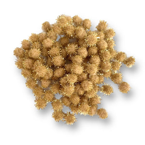 Craftworkz glitter pom poms have a soft tinsel added to them to make them a bit more sparkly!  Perfect for Christmas crafts, this option measure approximately 7mm in diameter.