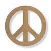 MDF Peace Sign x 6pc