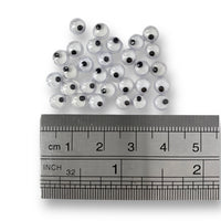 5mm glue on Joggle Eyes 100pc by Craftworkz. Sometimes referred to as wiggly eyes, these are a staple in any craft room.