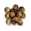 Wooden beads 16mm in tan by Craftworkz.