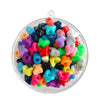 Butterfly plastic beads multi coloured by Craftworkz