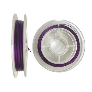 Purple tiger tail wire 10m spool