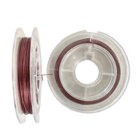 Tiger tail wire rose pink 10m spool