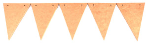 MDF Bunting x 5pc