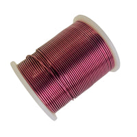 Beading wire pink on a spool by Craftworkz. Available in 22, 26 and 28 gauge.