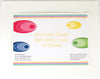 A sheet of white EVA craft foam with a label indicating sheet size of 300 x 380mm and 10 pieces per pack