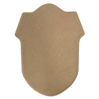 A beige MDF craft blank with a routered edge, intended for crafting and decoration. Made in Australia by Craftworkz.