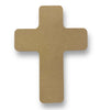 Unpainted MDF Cross shape 120mm high x 6mm thick.