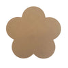 A blank MDF flower shaped cut out placemat by Craftworkz
