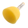 A yellow sponge brush ideal for stencilling 