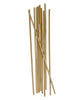 10 lengths of 30cm wooden dowel on a white background
