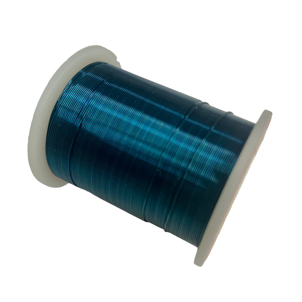 Craftworkz beading wire in blue. Available in 22, 26 and 28 gauge.