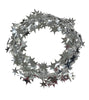 Silver star Christmas fairy garland.