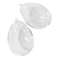 Craftworkz clear 2 part Bauble Egg shape