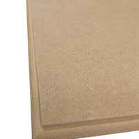 Craftworkz MDF square plaque with a routered edge. Measures 190 x1 90 x9 mm thick.
