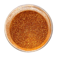A jar of Craftworkz brand ultra fine glitter in a bright gold colour option.