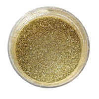 A jar of Craftworkz brand ultra fine glitter in Champagne colour option.