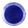 A jar of Craftworkz brand ultra fine glitter in Navy blue colour option.