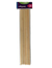 A retail pack of 10 x 30cm wooden dowel rods