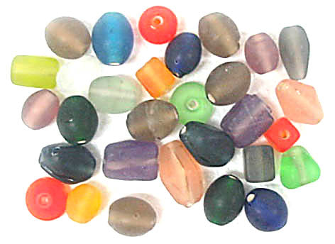 Glass Beads Frosted Medium Mix