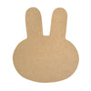 Australian made MDF bunny face shape.