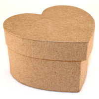 Paper Mache Boxes Heart Shape