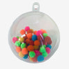 Plastic Clear Bauble - Round Shape