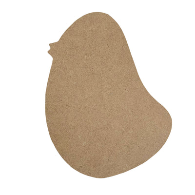 MDF chick shape craft blank